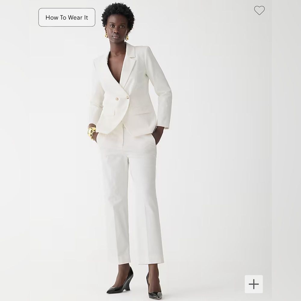 J. Crew Kate straight-leg pant in bi-stretch cotton blend size 14